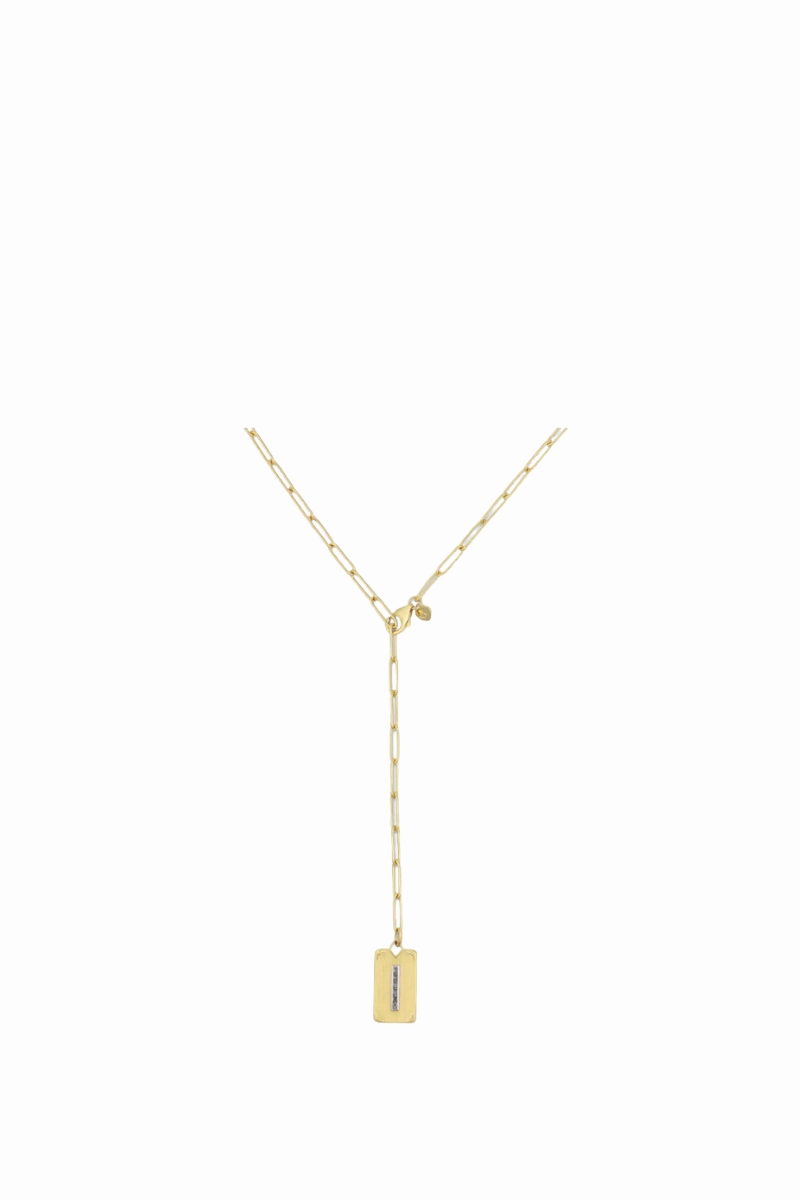 Shop & Save Big Hart - Long Link Lariat Starter Necklace