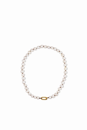 Hart - Pearl Necklace -16.5"/Oval Clip Trending Now Discount Must-Have Gift Ideas