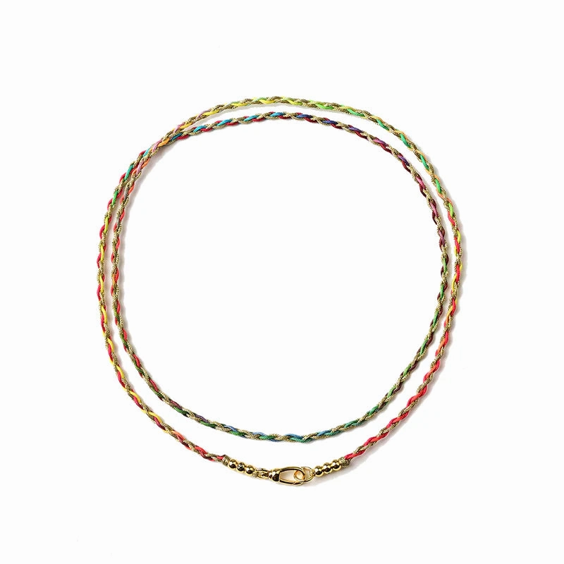 Hart - Rainbow Twist Cord Necklace Todays Best Deal Dont Miss Todays Deal