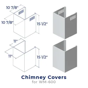 Hauslane CHK004 Chimney Cover Kit - Chk004 (Wm-600) Range Hood Accessories