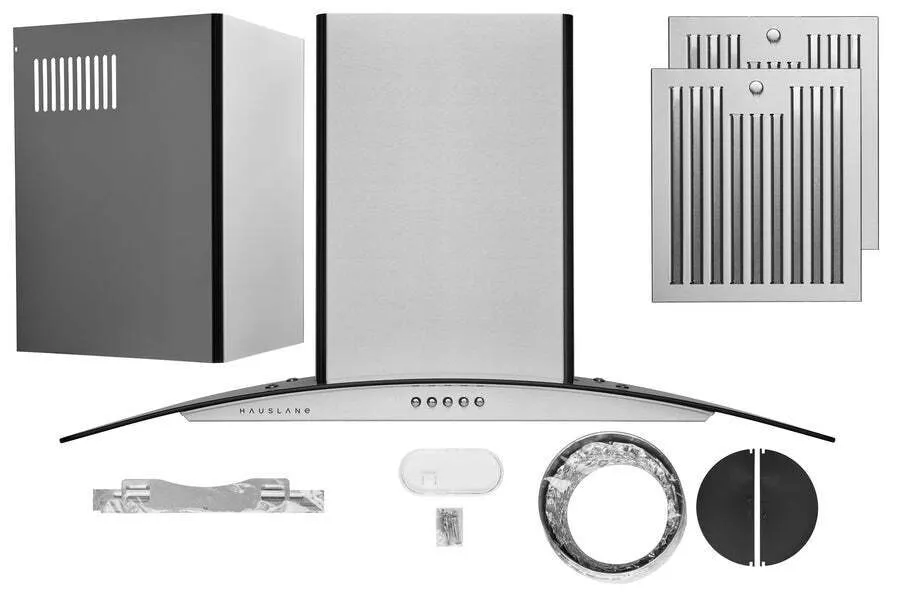 Hauslane WM600SS30 Hauslane Chef 30-In Convertible Stainless Steel Wall-Mounted Range Hood