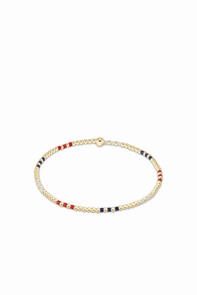 Hope Joy Pattern 2Mm Bead Bracelet - Firecracker Price Slash Today