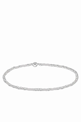 Hope Unwritten Sterling Bracelet - White Mega Online Discount Best Deal Alert