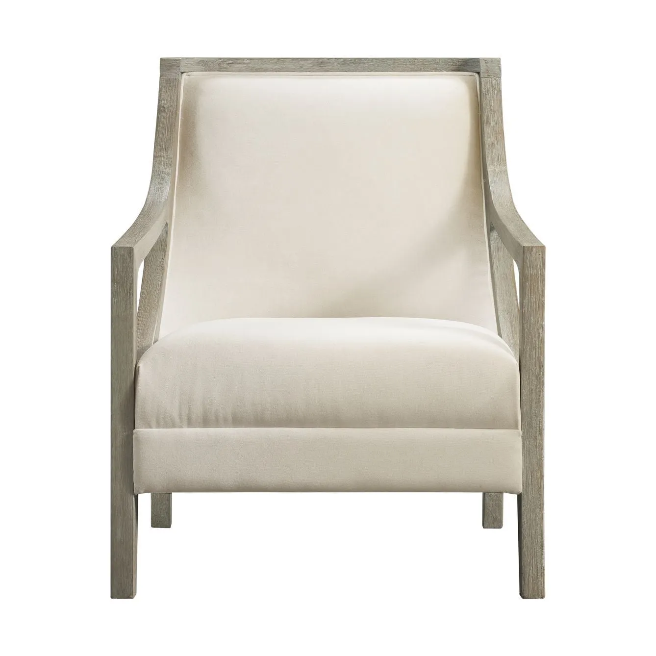 Hopkins Chair w/White Wash Arm Columbia Natural
