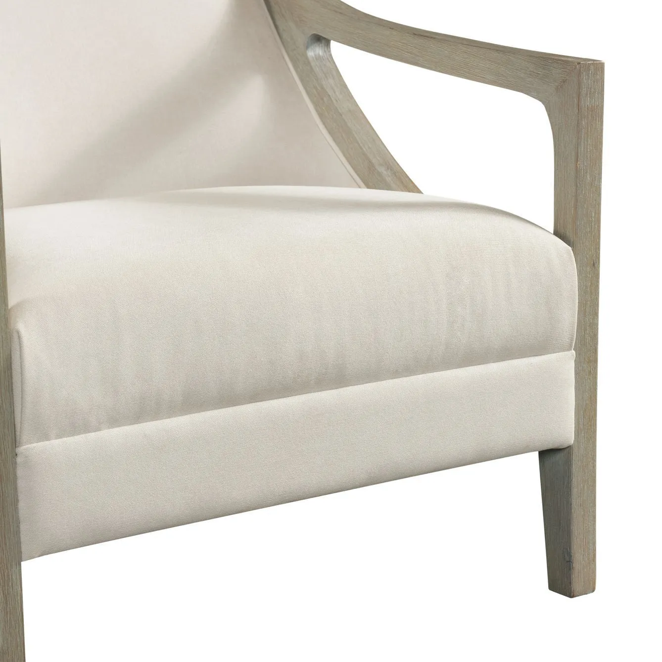 Hopkins Chair w/White Wash Arm Columbia Natural
