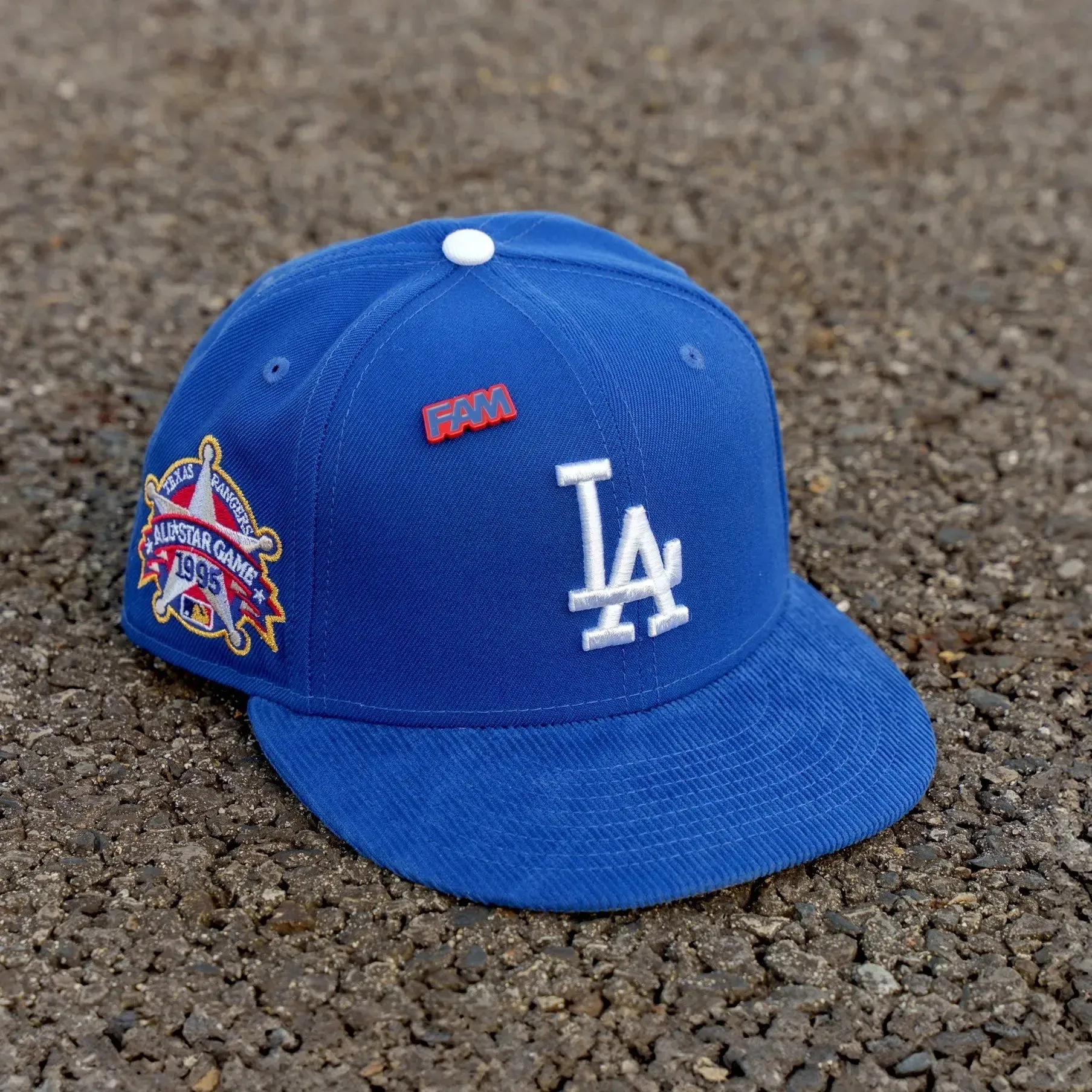 New Era 59Fifty Mlb Los Angeles Dodgers All Star Game 1995 Royal Blue / Grey Uv Fitted Cap Big Savings Event