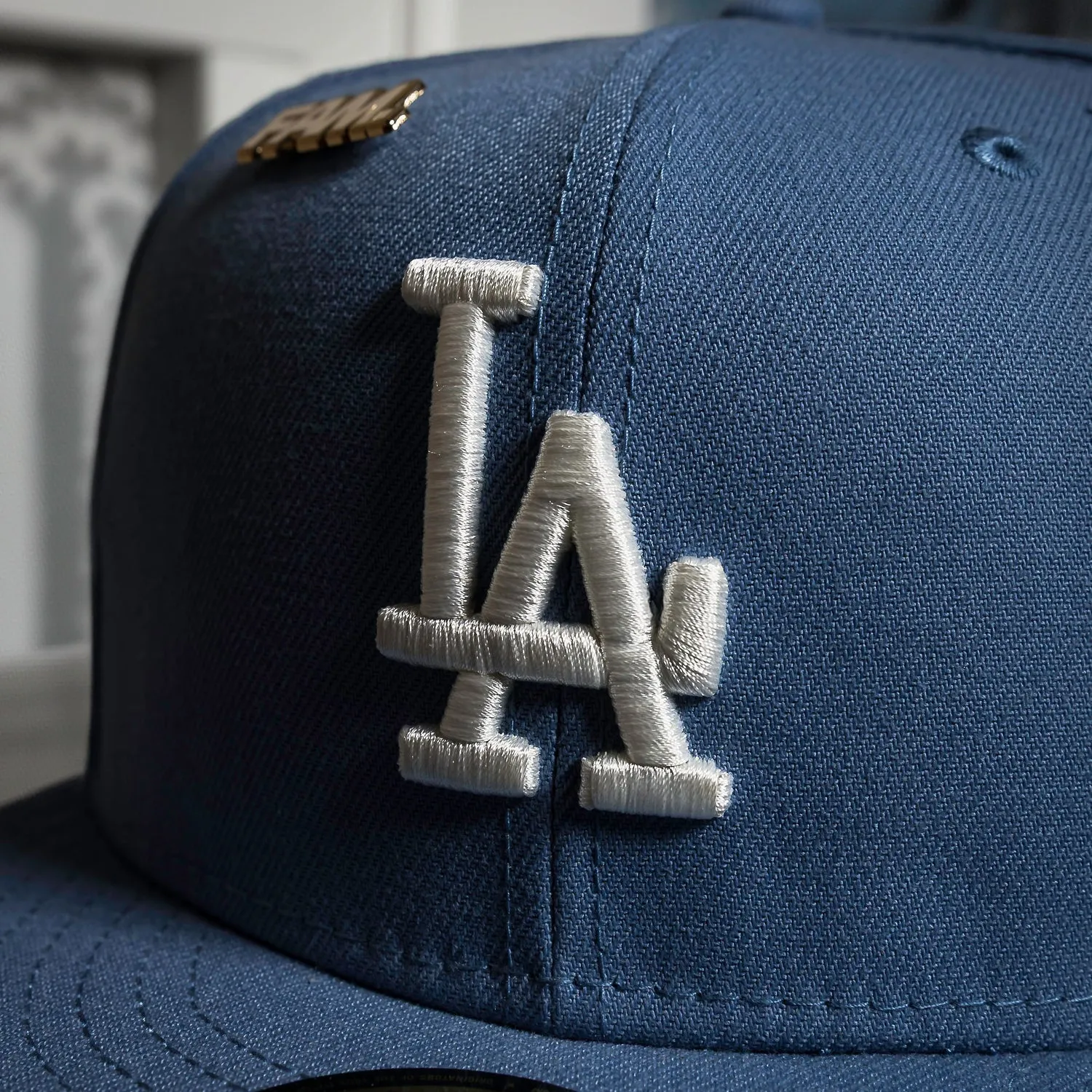 Price Slash Today New Era 59Fifty Mlb Ws 1963 Los Angeles Dodgers Faded Blue / Gray Uv Fitted Cap