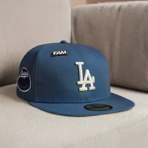 Exclusive Hot Pick New Era 59Fifty Mlb Ws 1963 Los Angeles Dodgers Faded Blue / Gray Uv Fitted Cap
