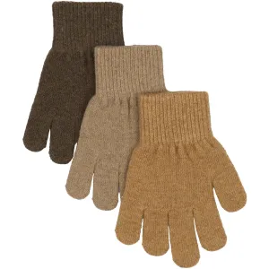 Grab the Deal Now Mikk-Line Chocolate Chip-Melange Denver-Medal Bronze Magic Gloves 3 Pack