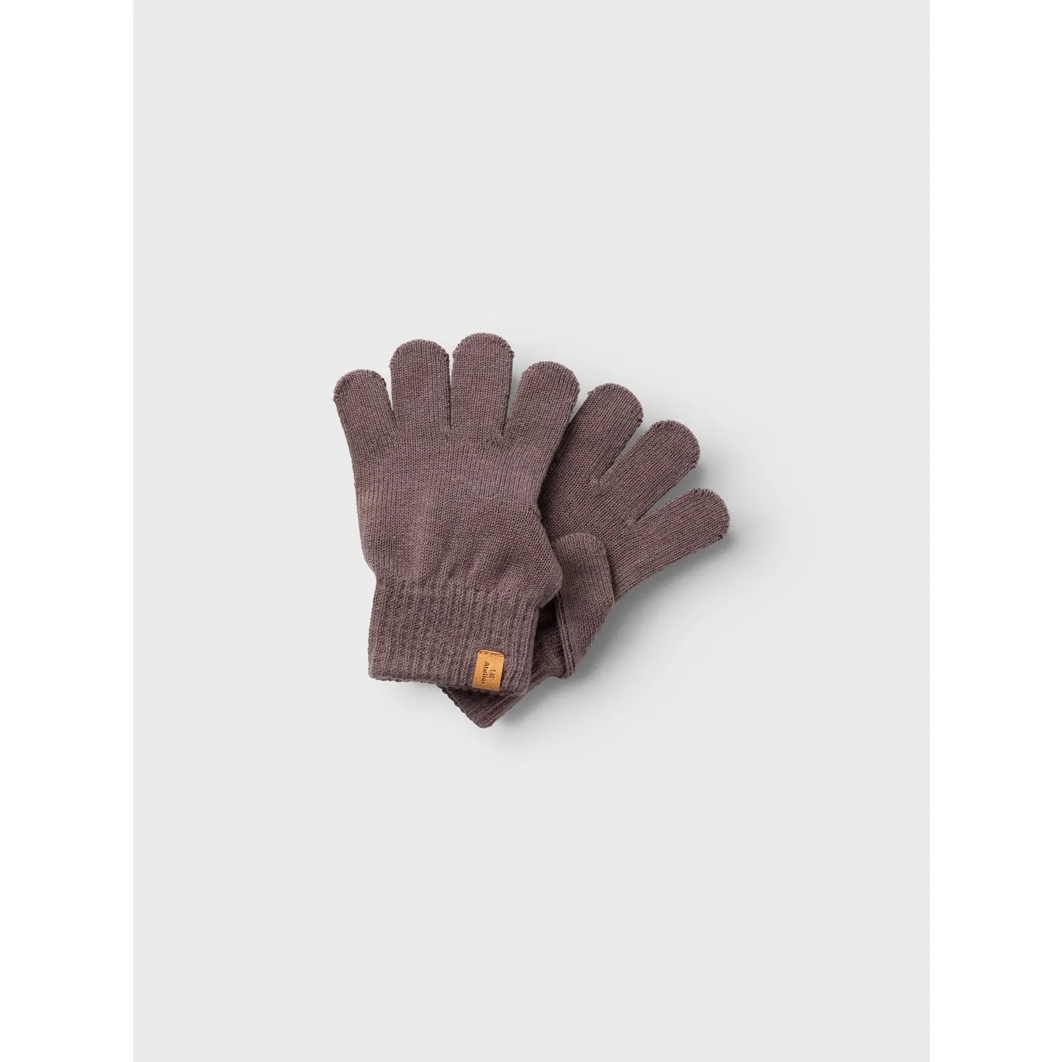 Lil'Atelier Peppercorn Nalu Knit Gloves Today Only Offer