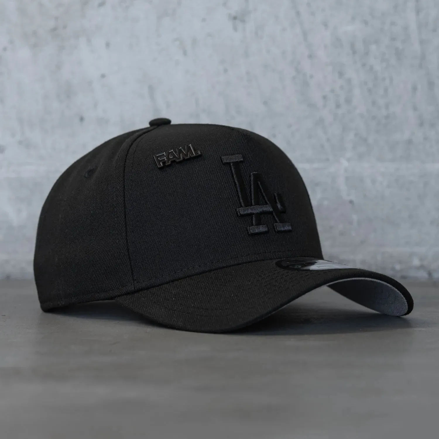 New Era 9Forty A-Frame Mlb Los Angeles Dodgers Black / Grey Uv Snapback Exclusive Hot Pick