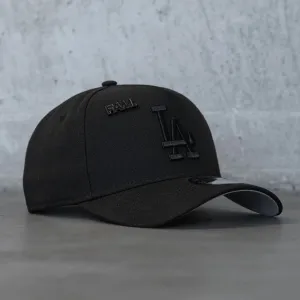New Era 9Forty A-Frame Mlb Los Angeles Dodgers Black / Grey Uv Snapback Exclusive Hot Pick