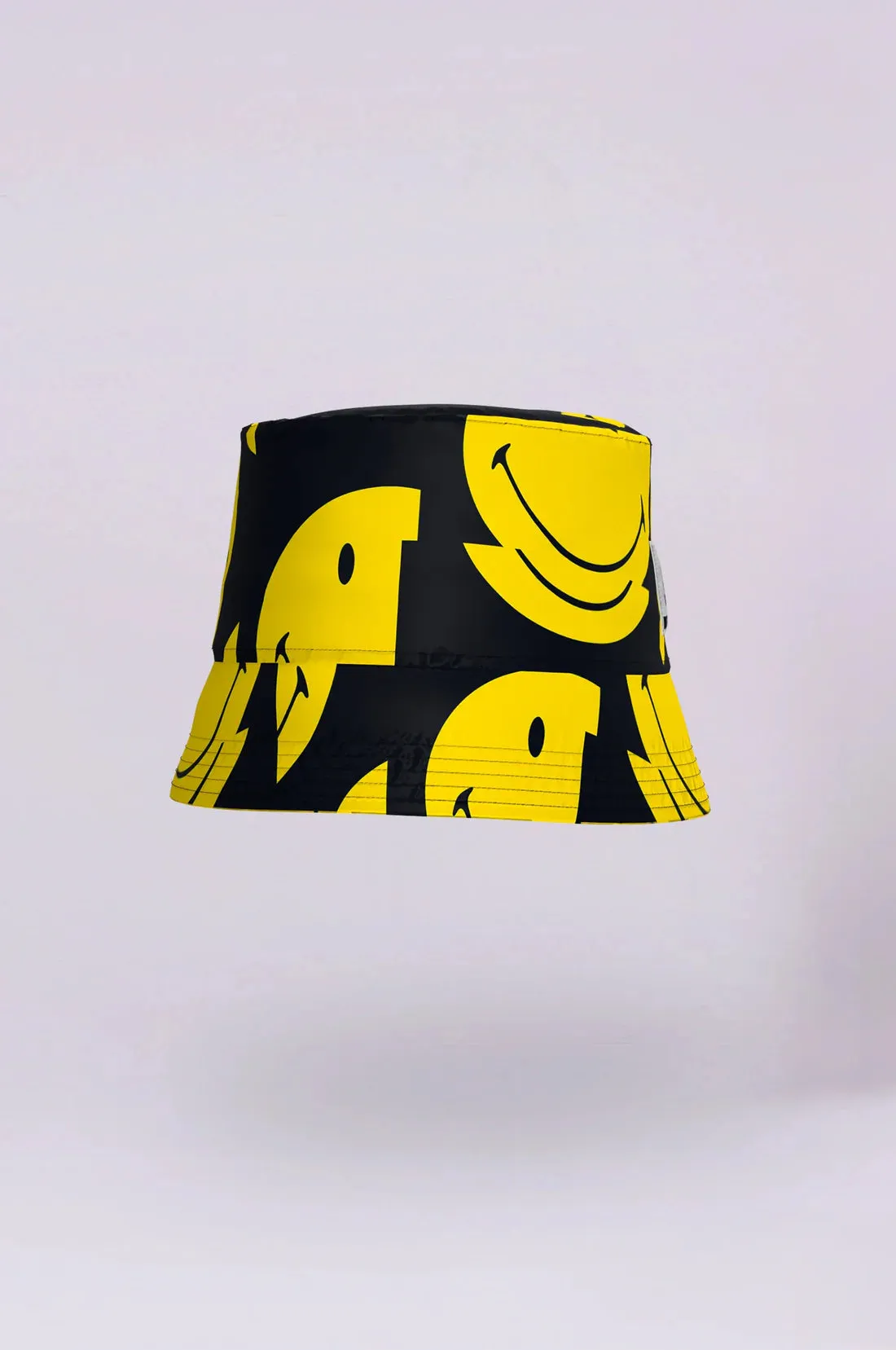 Grab the Deal Now Rainkiss All Smiles Bucket Hat In Black, Yellow