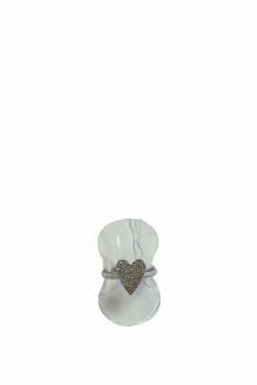 Enamel Band Heart Ring Vr162 Instant Deal Today Shop the Best Deals
