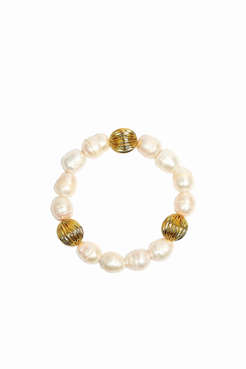 Parker Gold Beaded Bracelet Steal the Deal Now