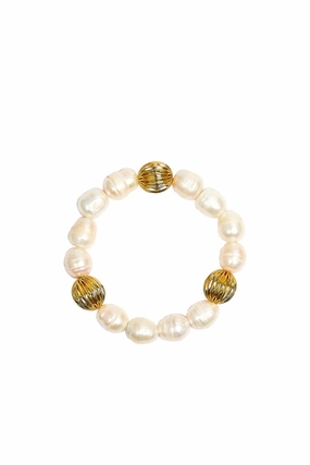 Parker Gold Beaded Bracelet Steal the Deal Now