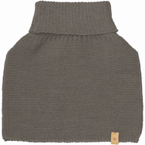 Huttelihut Brown Melange Neck Warmer Wool Knit Today Only Discount Special Deals Online