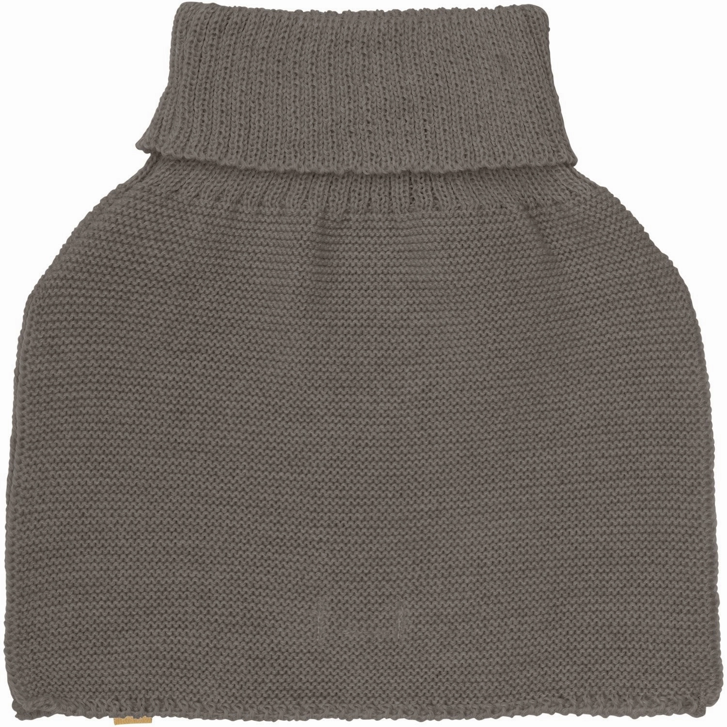 Huttelihut Brown Melange Neck Warmer Wool Knit Grab Your Hot Pick