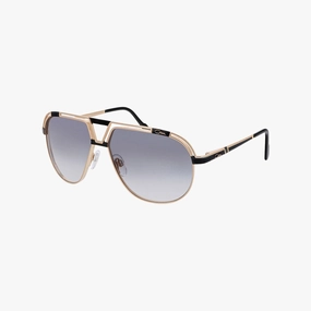 Men'S Cazal 9100 001 Black Gold Sunglasses Hot Offer Inside