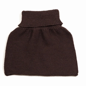 Today Only Discount Alert Clearance Sale Huttelihut Neck Warmer Solid Wool Knit Turtle Brown