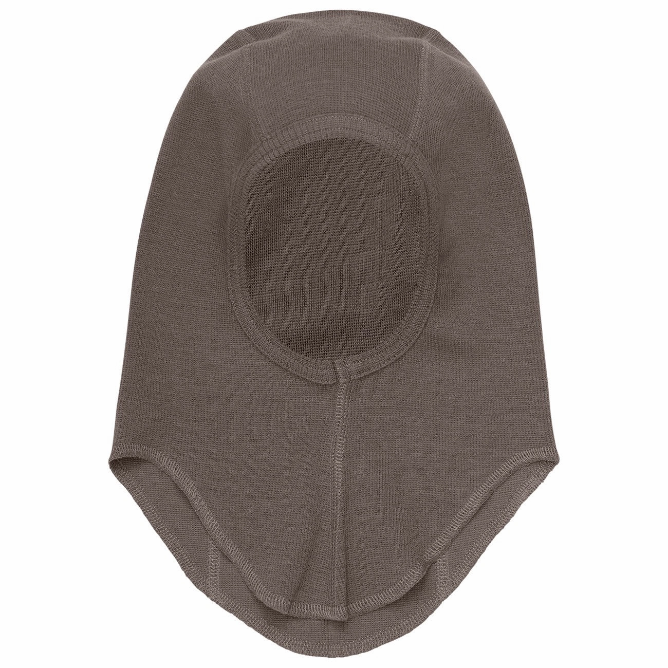 Best Seller Deal Huttelihut Brown Melange Balaclava Wool Rib