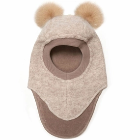 Todays Hot Savings Shop Smart & Save Huttelihut Balaclava W. Alpaca Pompoms Big Bear Camel