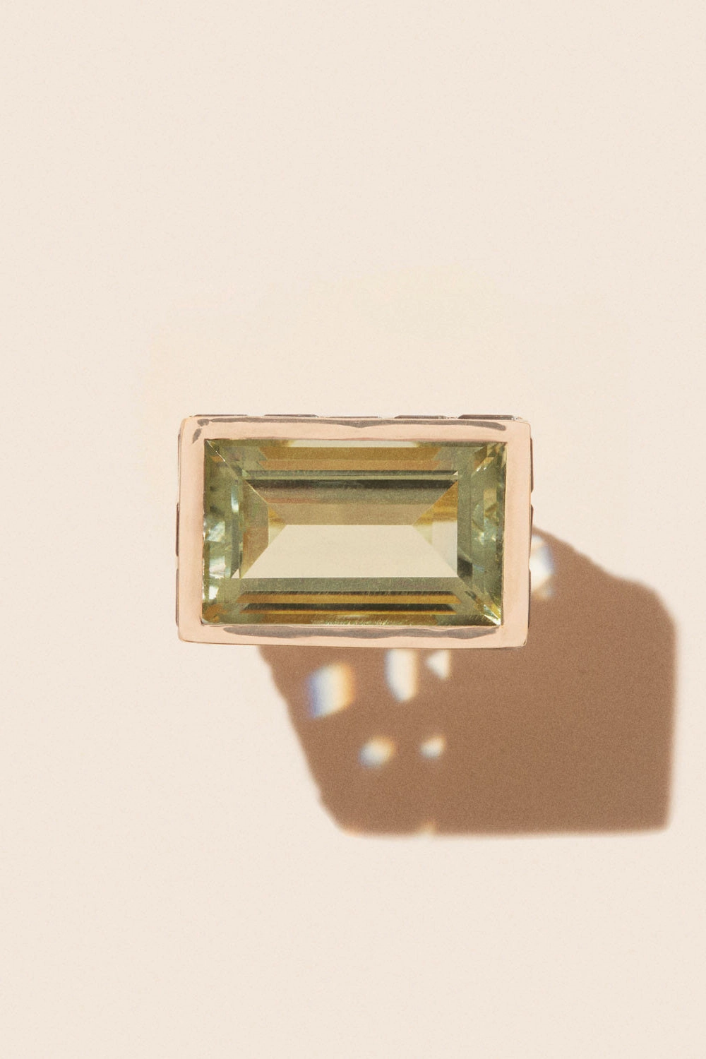 Must-Have Items Flash Deal Alert Poppy Signet Ring In Green Amethyst