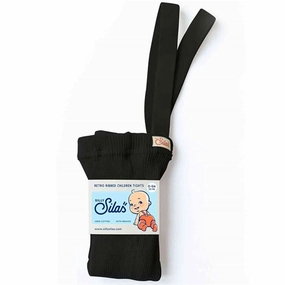 Silly Silas Footed Tights Black Shop Hot Deals