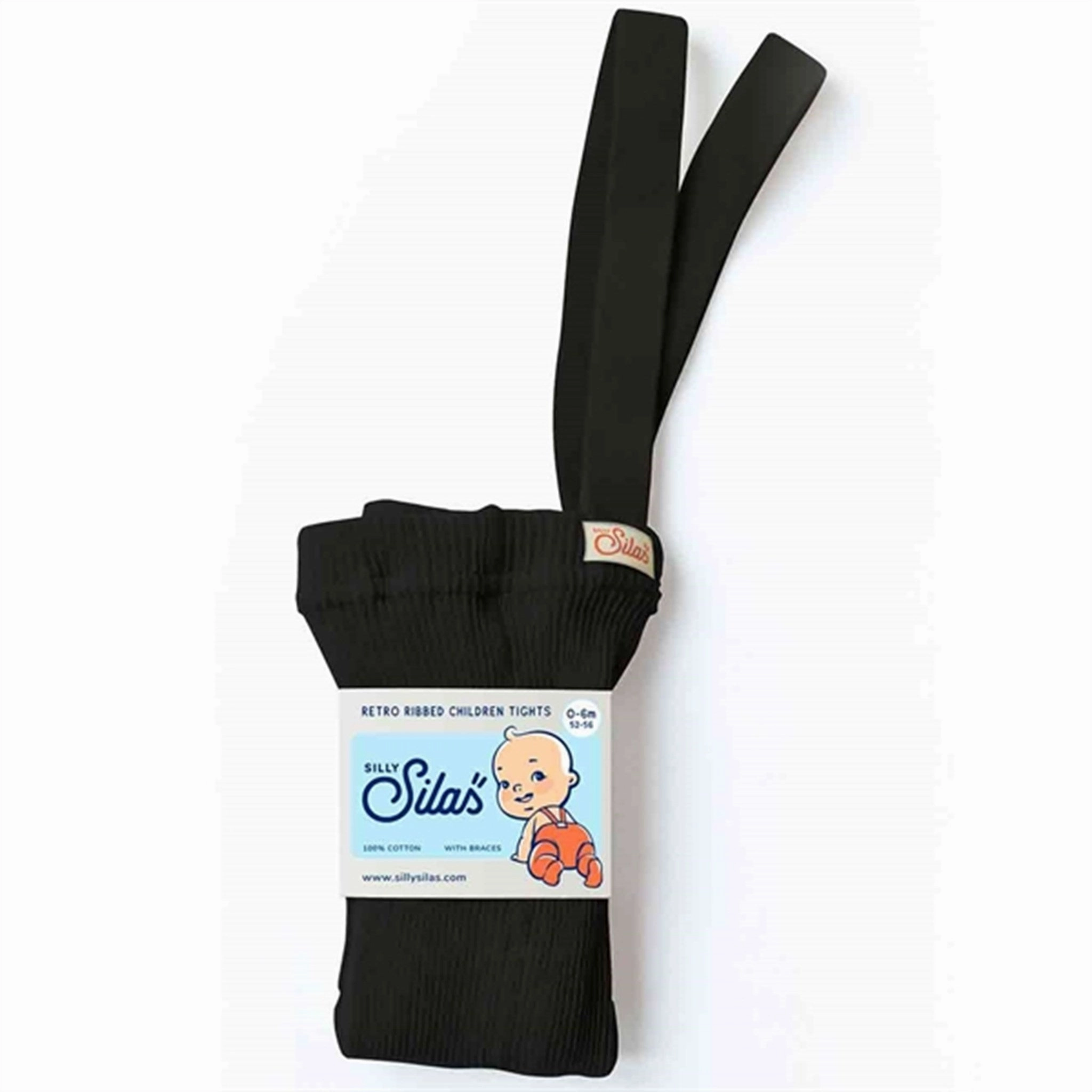 Silly Silas Footed Tights Black Shop Hot Deals