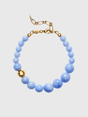 Float Bracelet In Blue Lace Agate Trending Savings Now Special Online Offer