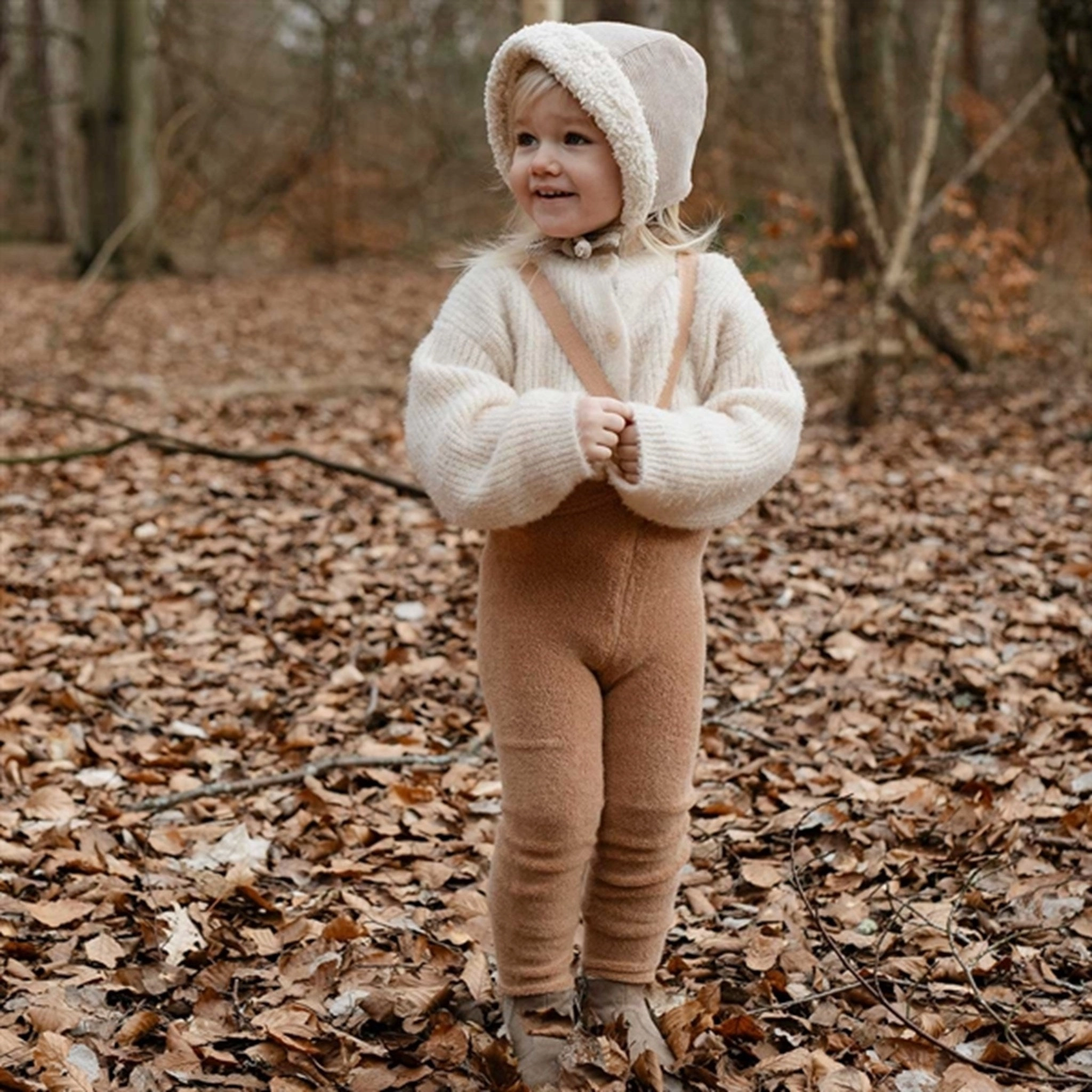 Exclusive Holiday Deal Shop & Grab Now Silly Silas Teddy Warmy Footed Tights Brown