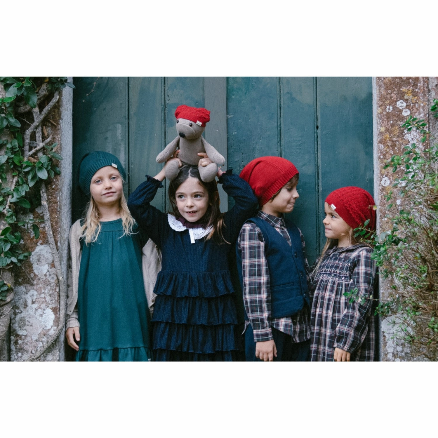 Perfect Gift Offer Marmar Cotton Rayon Knit Lace Hibiscus Red Alfen Christmas Hat