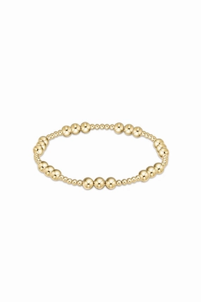 Big Savings Alert Save Today Only Classic Joy Pattern 5Mm Bead Bracelet - Gold