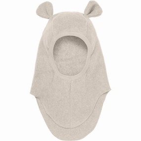 Huttelihut Balaclava Ears Cotton Fleece Camel Melange Dont Miss Out!