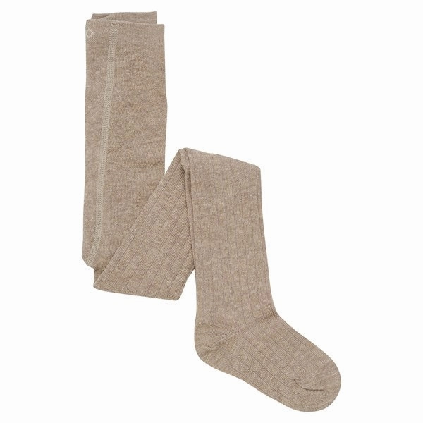 Minymo Simply Taupe Tights W. Pattern 2-Pack Exclusive Online Discount