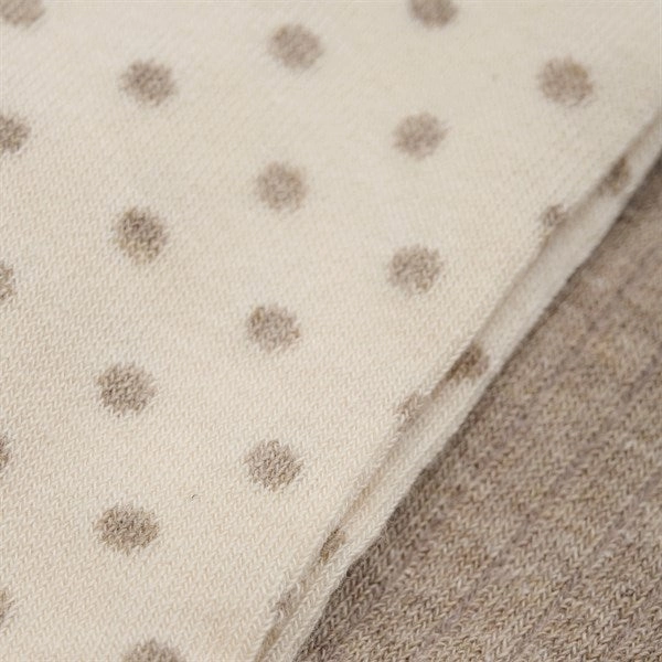 Minymo Simply Taupe Tights W. Pattern 2-Pack Limited Stock Hot Deal