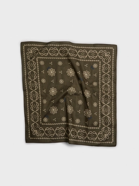 Stoy Bandana In Mud Brown Limited Offer Alert Hot Pick Online