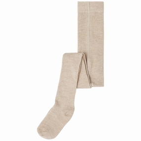 Hot Price Drop Shop Smart Deals Lil' Atelier Warm Sand Rakel Wool Tights