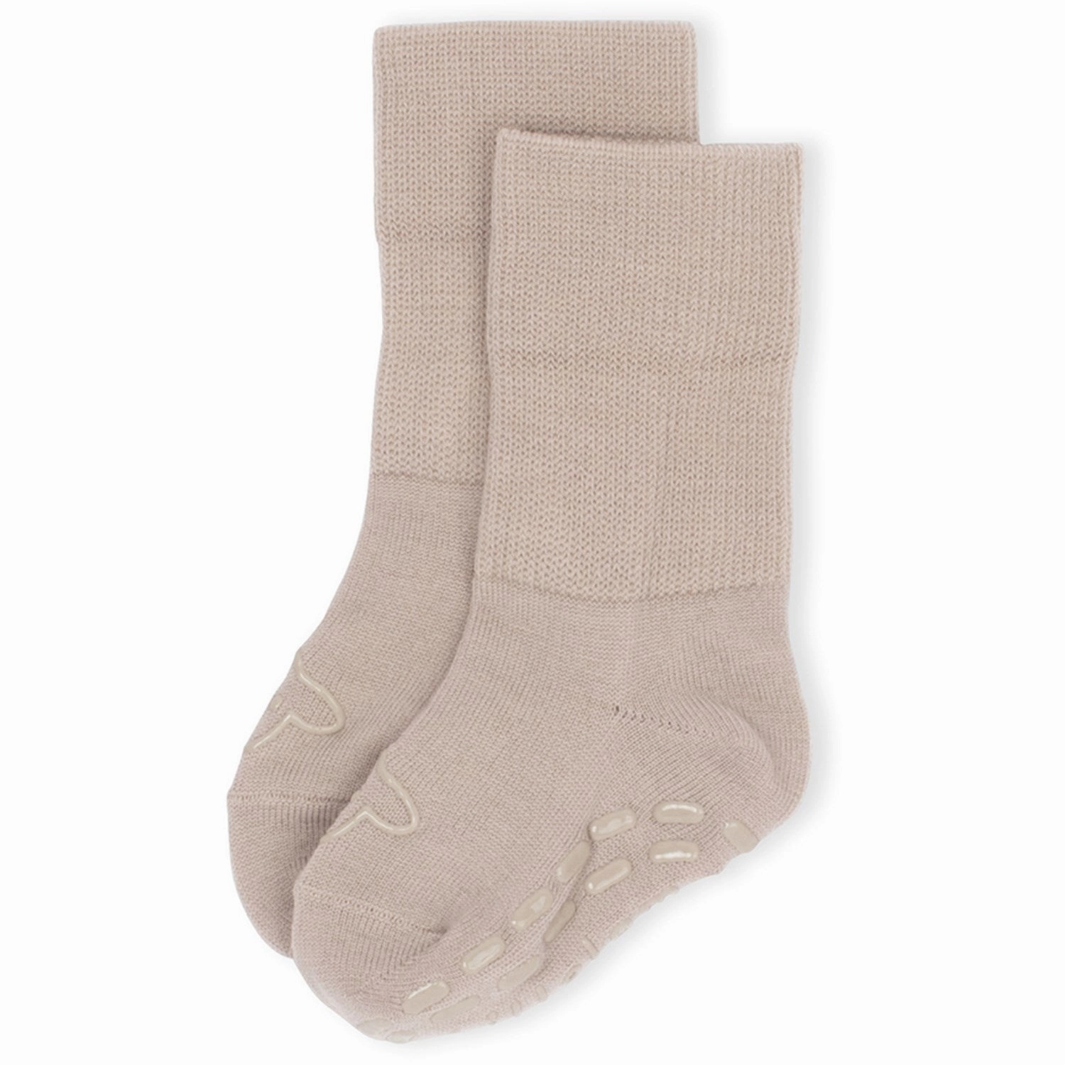 Lillelam Beige Wool Socks Anti Slip Trending Now Discount Shop & Grab Savings