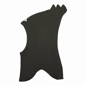 Shop & Grab Now Racing Kids Dino Balaclava Wool/Cotton 3-Layered Dusty Forest Green