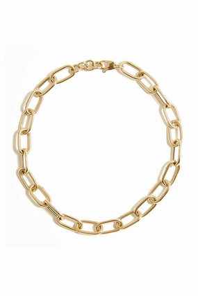 Jumbo Italian Chain Link In Semi-Hollow 14K Yellow Gold Grab Your Savings