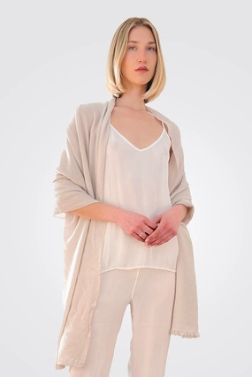 Daily Hot Deal Limited Stock Offer Shawl - Pearl