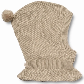 Must-Have Deal Wheat Balaclava Knitted Pomi Soft Beige