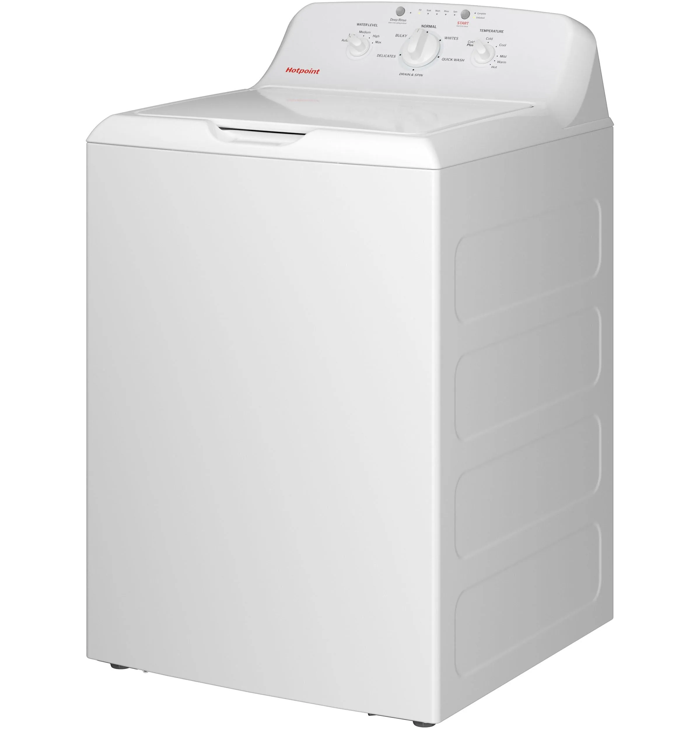 Hotpoint HTW265ASWWW Hotpoint 4.0 Cu. Ft. Capacity Washer With Stainless Steel&#X00A0;Basket,Cold&#X00A0;Plus And Water Level&#X00A0;Control&#X200B;