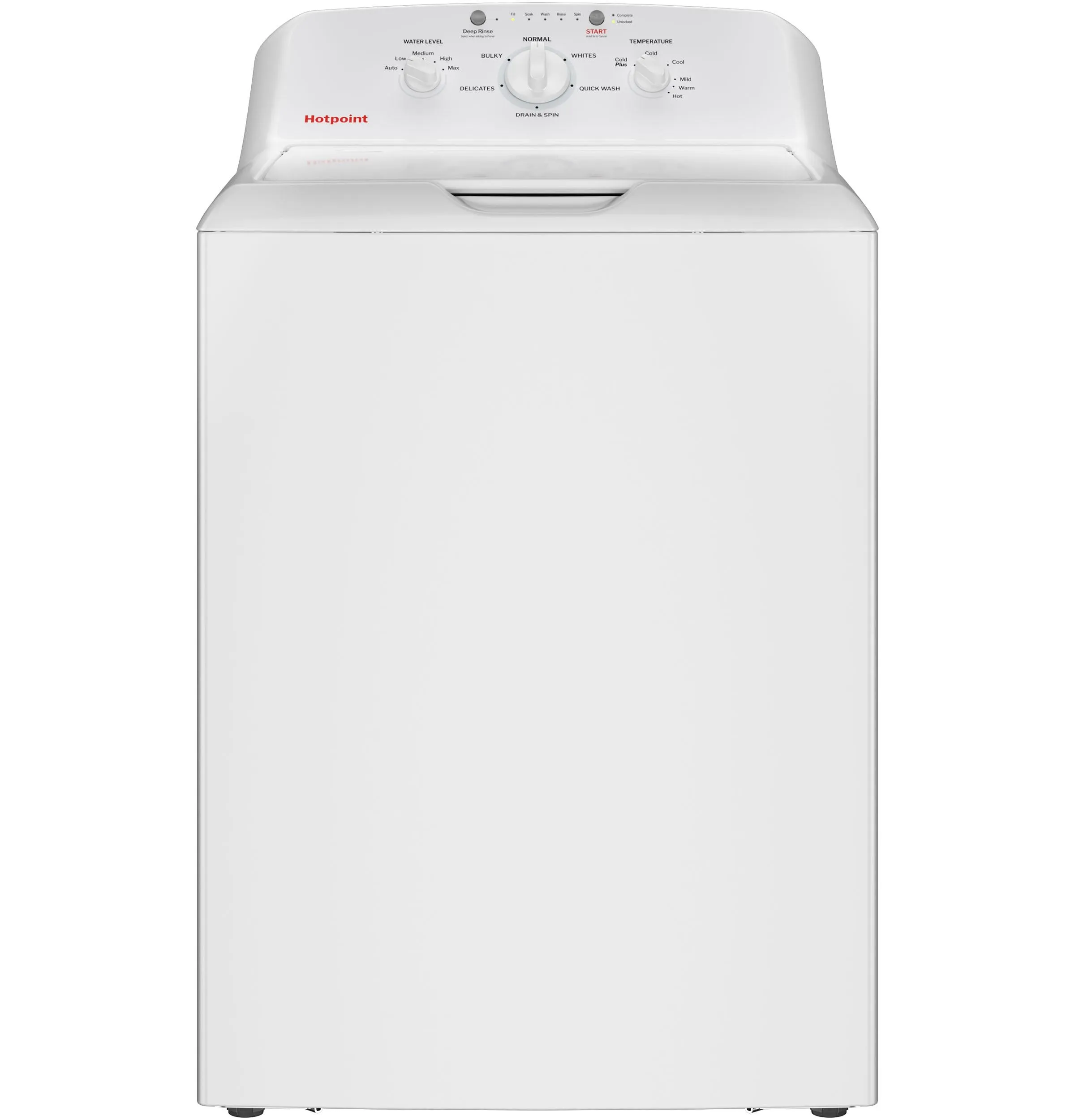 Hotpoint HTW265ASWWW Hotpoint 4.0 Cu. Ft. Capacity Washer With Stainless Steel&#X00A0;Basket,Cold&#X00A0;Plus And Water Level&#X00A0;Control&#X200B;