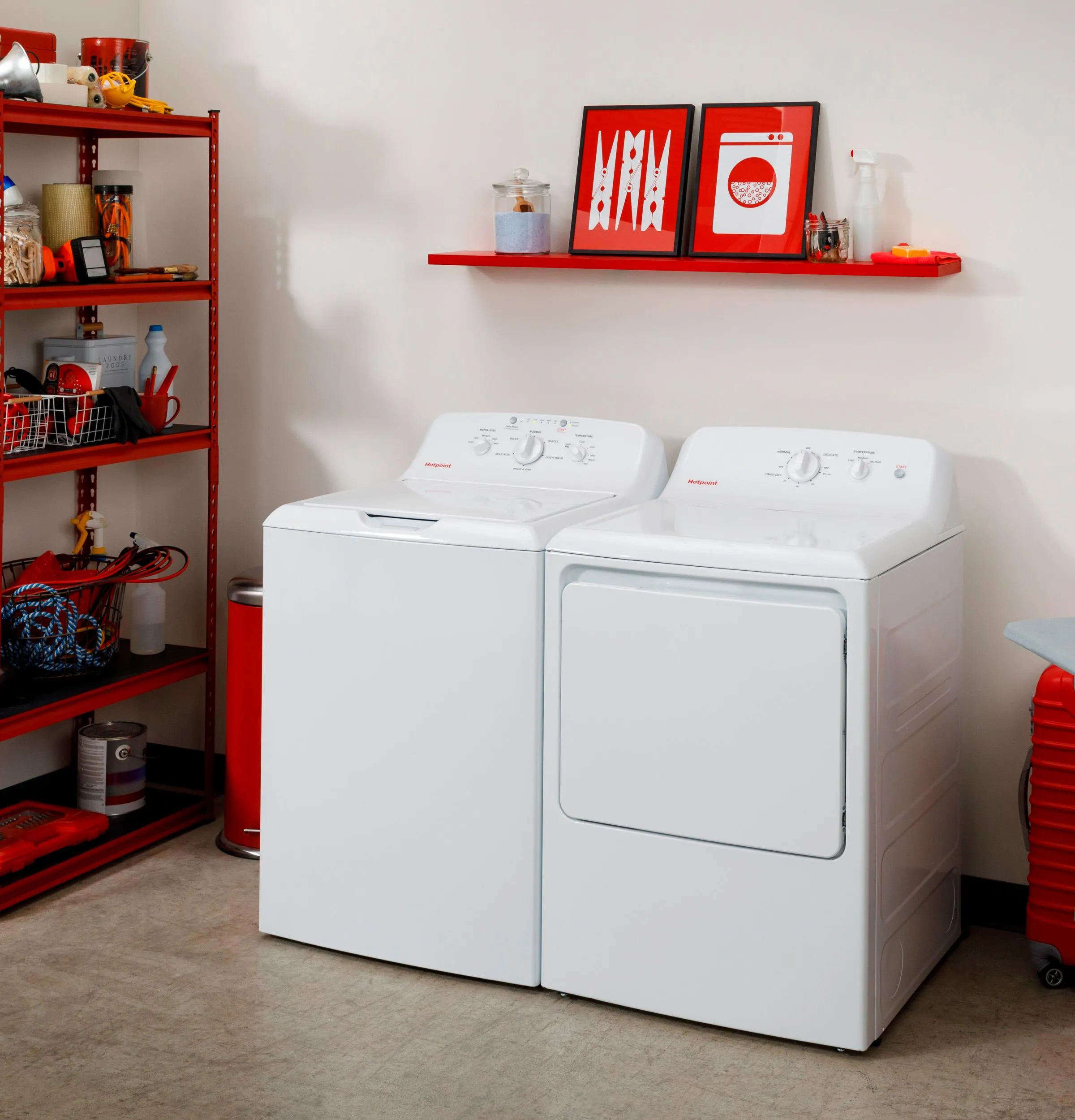 Hotpoint HTW265ASWWW Hotpoint 4.0 Cu. Ft. Capacity Washer With Stainless Steel&#X00A0;Basket,Cold&#X00A0;Plus And Water Level&#X00A0;Control&#X200B;