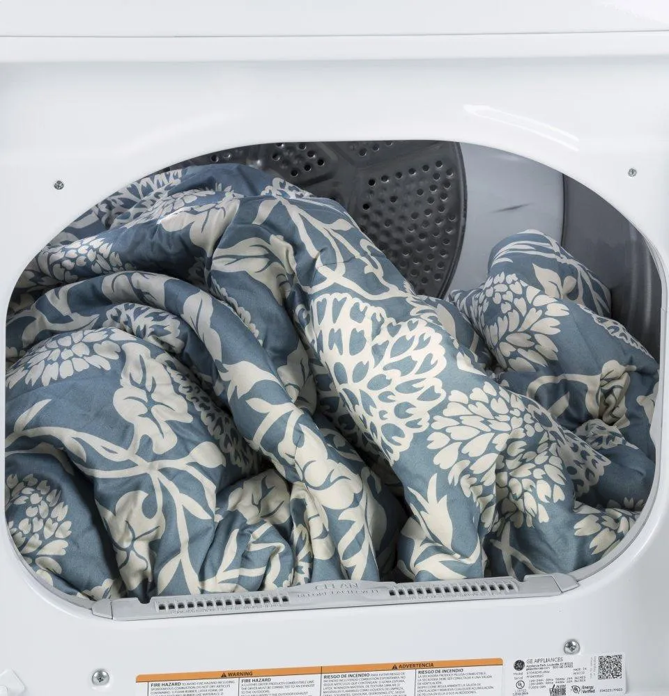 Hotpoint HTX24GASKWS Hotpoint 6.2 Cu. Ft. Capacity Aluminized Alloy Gas Dryer