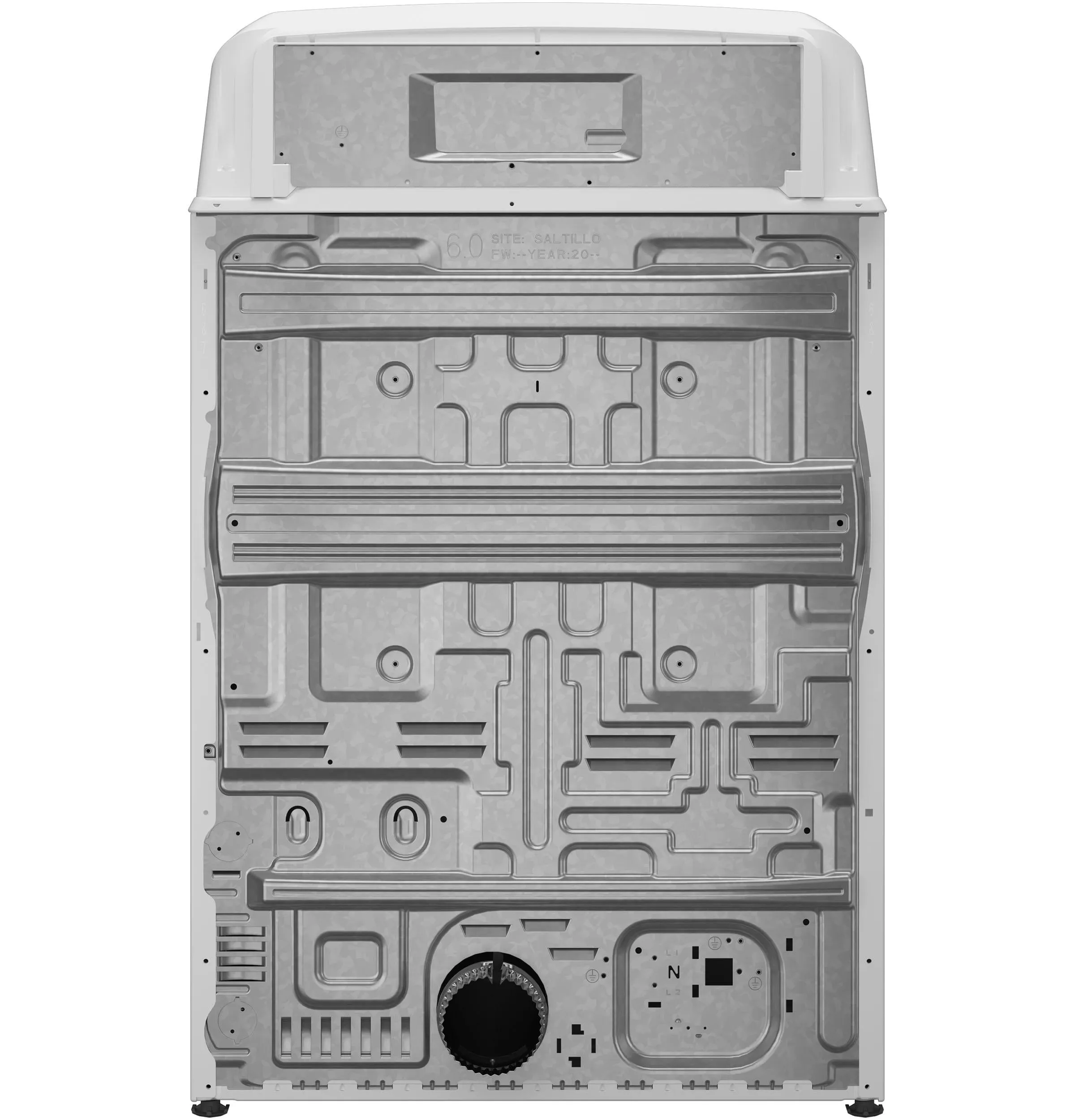 Hotpoint HTX26GASWWW Hotpoint 6.2 Cu. Ft. Capacity Gas&#X00A0;Dryer&#X00A0;With Up To 120 Ft. Venting And Shallow Depth&#X200B;