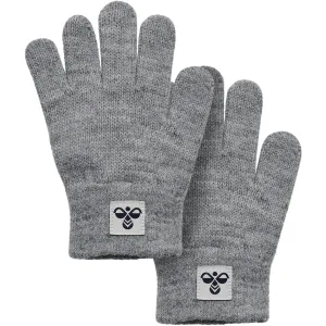 Hummel Grey Melange Knit Gloves 2-Pack Steal Todays Offer