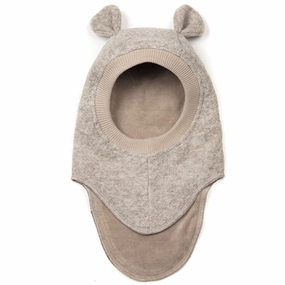 Special Offer Inside Huttelihut Balaclava Ears Soft Wool Plys Camel Melange